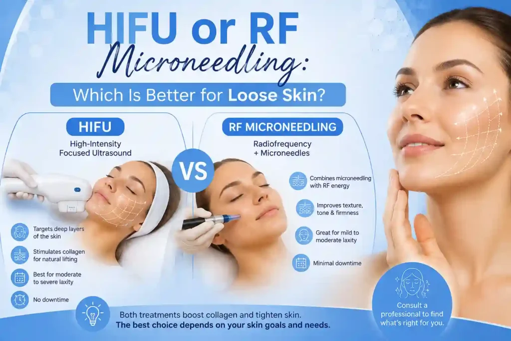 Lost the Weight but Not the Loose Skin? What You Should Know 2 HIFU or RF Microneedling: Which Is Better for Loose Skin Biggleswade?